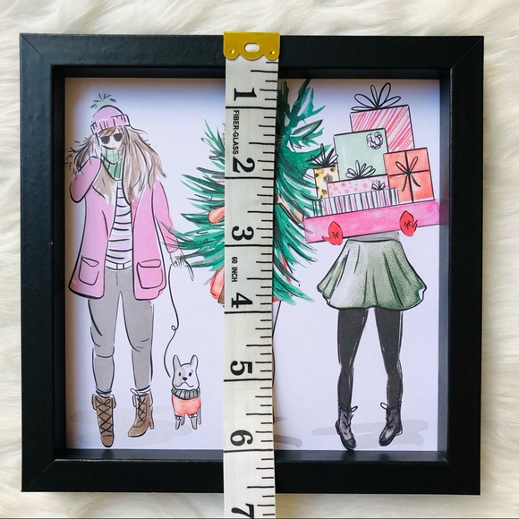 Handmade Holiday Miss Claus Frame Decor - Picture 5 of 6